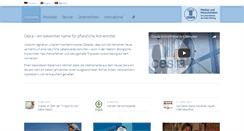 Desktop Screenshot of cesra.de